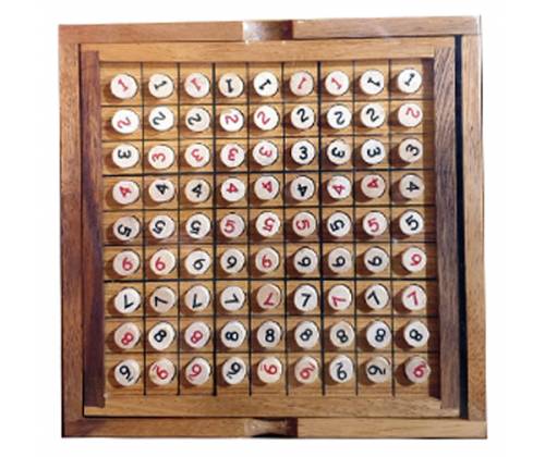 Ξύλινος Γρίφος Λογικής Sudoku Natural Mε CD - Τιμή: 18,00€