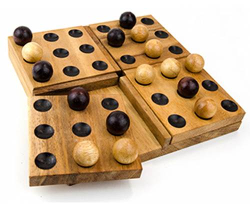 Ξύλινο Επιτραπέζιο Παιχνίδι 4 Part Pentagon - Τιμή: 35,00€