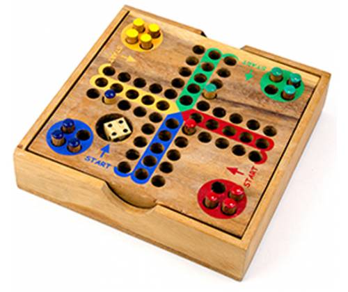 Ξύλινο Επιτραπέζιο Παιχνίδι Ludo - Τιμή: 15,00€