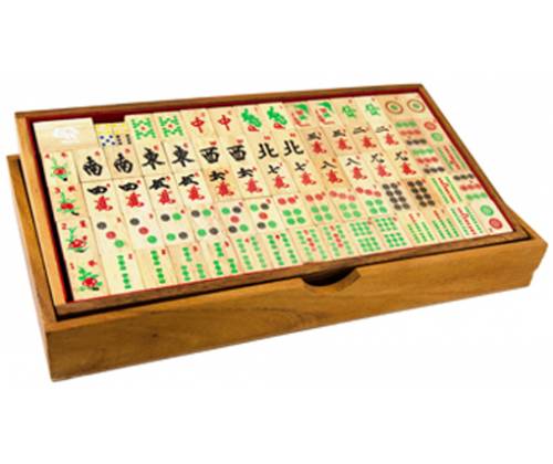 Ξύλινο Επιτραπέζιο Παιχνίδι Mahjong - Τιμή: 90,00€
