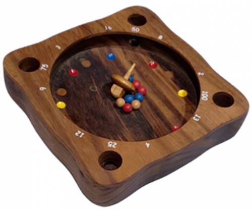 Ξύλινο Επιτραπέζιο Παιχνίδι Roulette - Τιμή: 30,00€