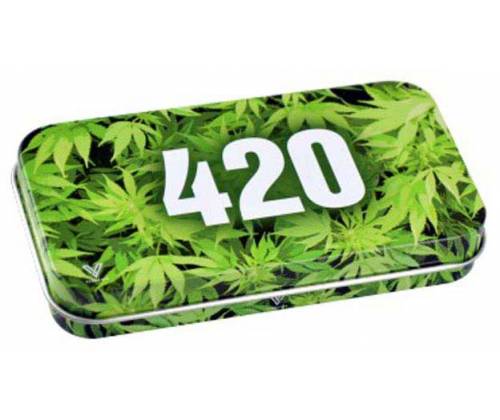 Μεταλλική Ταμπακιέρα V-Syndicase Tin Box - 420 Green - Τιμή: 3,90€