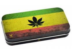 Μεταλλική Ταμπακιέρα V-Syndicase Tin Box - Rasta Leaf