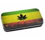 Μεταλλική Ταμπακιέρα V-Syndicase Tin Box - Rasta Leaf - Τιμή: 3,90€
