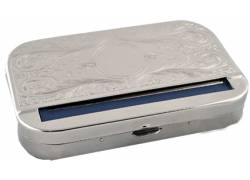 Atomic Ταμπακιέρα Μεταλλική - Ασημί 110mm