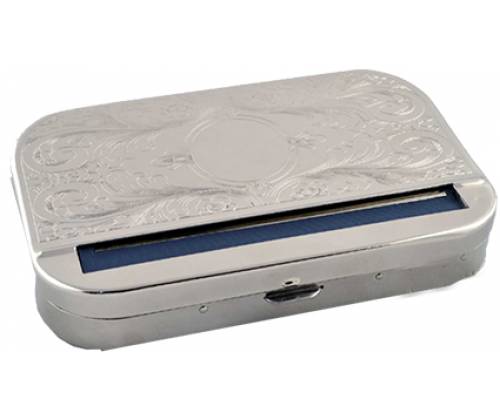 Atomic Ταμπακιέρα Μεταλλική - Ασημί 110mm - Τιμή: 4,90€