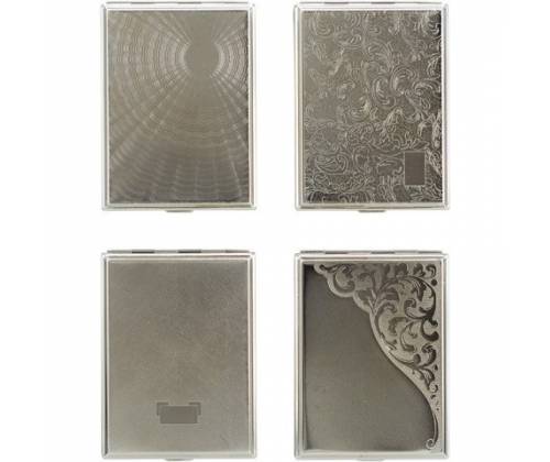 Metallic Cigarette Case For 100mm & Slim Cigarettes -  Price: 5,50€