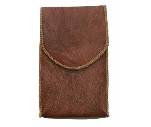 Χειροποίητη Δερμάτινη Θήκη για Πακέτο Τσιγάρων Καφέ - Μέγεθος 100άρι - Τιμή: 9,90€