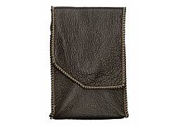 Χειροποίητη Δερμάτινη Θήκη για Πακέτο Τσιγάρων Καφέ - Μέγεθος Slim