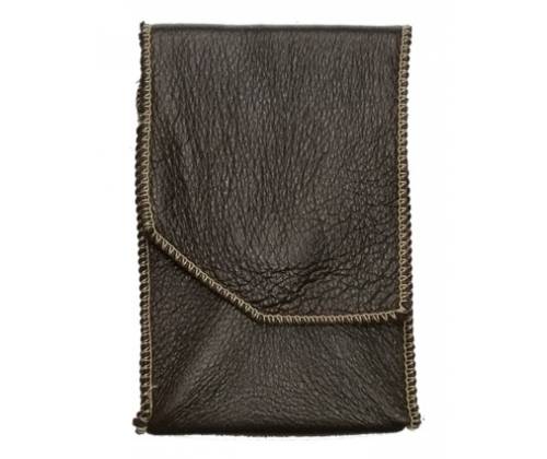 Χειροποίητη Δερμάτινη Θήκη για Πακέτο Τσιγάρων Καφέ - Μέγεθος Slim - Τιμή: 9,82€