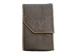 Χειροποίητη Δερμάτινη Θήκη για Πακέτο Τσιγάρων Καφέ Σκούρο - Κανονικό μέγεθος