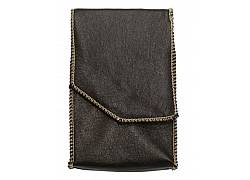 Χειροποίητη Δερμάτινη Θήκη για Πακέτο Τσιγάρων Μαύρο - Μέγεθος Slim