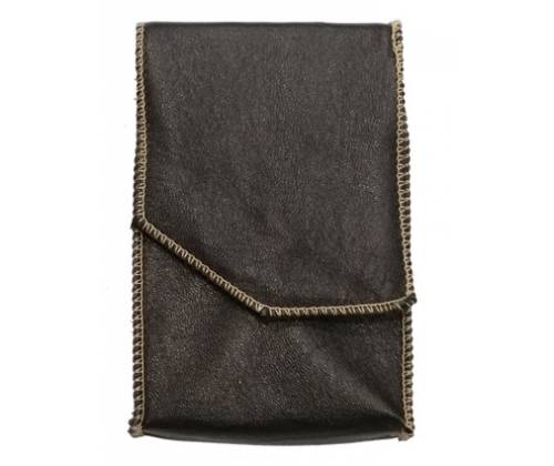 Χειροποίητη Δερμάτινη Θήκη για Πακέτο Τσιγάρων Μαύρο - Μέγεθος Slim - Τιμή: 9,90€