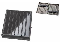 Angelo Ταμπακιέρα Μεταλλική Dark Gun με Γραμμές