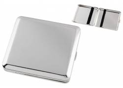 Angelo Ταμπακιέρα Μεταλλική Chrome Satin.