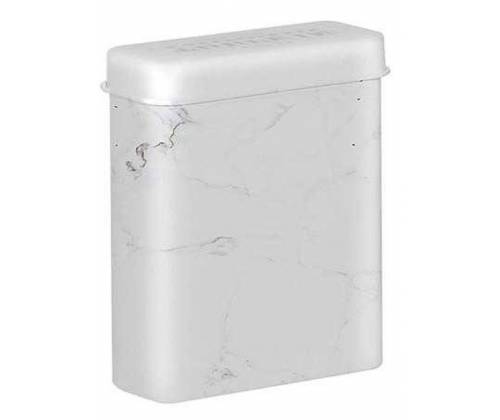 Μεταλλική Θήκη Τσιγάρων Food - Marble Silver - Τιμή: 3,20€