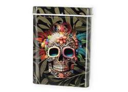 Μεταλλική Θήκη Τσιγάρων - Skull Design #3