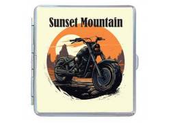 Belbox Ταμπακιέρα - Antique Motorbike Sunset Mountain