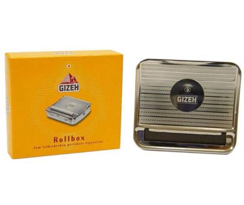 Gizeh Automatic Roll Box Ταμπακιέρα Ασημί - 70mm - Τιμή: 10,50€