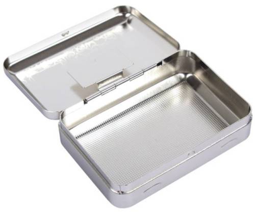 Μεταλλική Ταμπακιέρα Chrom Muster - Τιμή: 5,40€