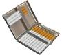 Μεταλλική Ταμπακιέρα Gentelo Simple Sunburst - Silver - Τιμή: 5,70€
