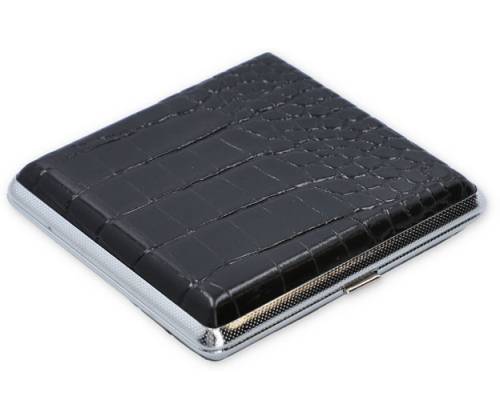 Gentelo Cigarette Case Black Snake Skin -  Price: 3,90€