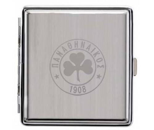 Μεταλλική Ταμπακιέρα με Ανεξίτηλη Χάραξη ΠΑΟ - Τιμή: 11,00€