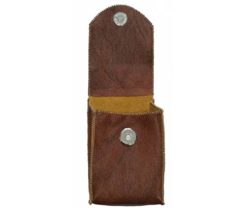 Χειροποίητη Δερμάτινη Θήκη για Πακέτο Τσιγάρων Καφέ - Μέγεθος 100άρι - Τιμή: 9,90€