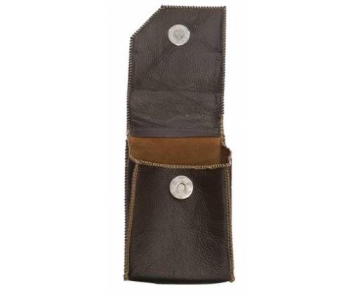 Χειροποίητη Δερμάτινη Θήκη για Πακέτο Τσιγάρων Καφέ Σκούρο - Κανονικό μέγεθος - Τιμή: 9,90€