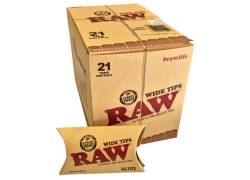 RAW Pre-Rolled Wide Tips Jivana - Wide Pre-Rolled 20pcs.