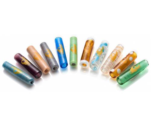 Murano Glass Tip - Γυάλινη Τζιβάνα Slim με Στρογγυλό Επιστόμιο από Γυαλί Murano - Τιμή: 4,95€