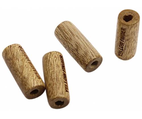 Ξύλινη Τζιβάνα Yellow Finger με Στρογγυλό Επιστόμιο 10τεμ - 2cm - Τιμή: 4,40€