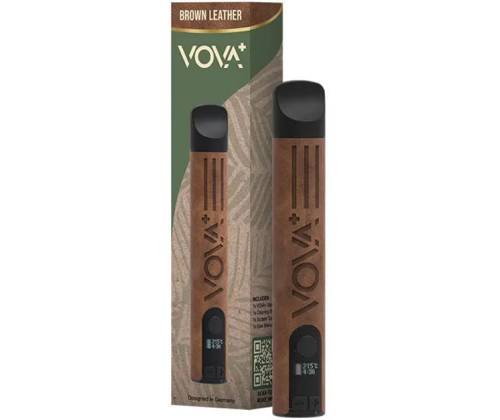 Vova Dab Pen PLUS - Vaporizer 1000mAh - Brown Leather (for Herbs) - Price: 39,00€