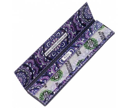 420z Χαρτάκια Grape Sparkle - King Size Slim 33φ. -  Price: 1,10€