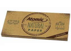 Atomic Χαρτάκια Natural King Size Maxi Pack + 32 Tips