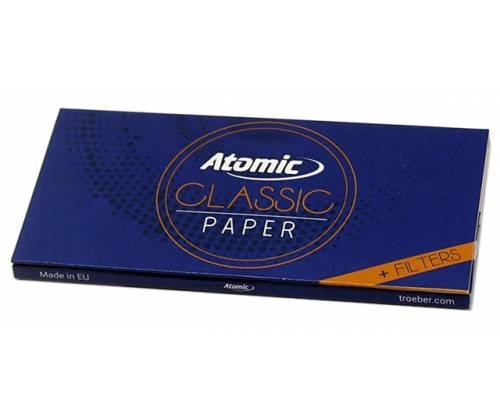Atomic Χαρτάκια Classic King Size Maxi Pack + 32 Tips - Τιμή: 0,84€