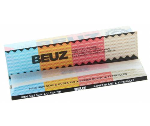 Beuz Χαρτάκια King Size Slim με Τζιβάνα 32φ. - Τιμή: 1,40€