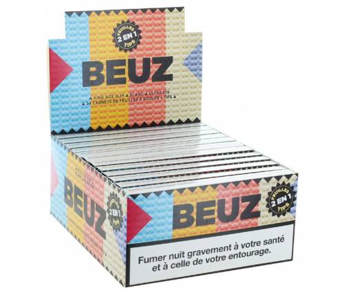 Beuz Χαρτάκια King Size Slim με Τζιβάνα 32φ. - Τιμή: 1,40€