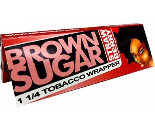 Brown Sugar Χαρτάκια - 1¼ - Φράουλα - Τιμή: 0,88€