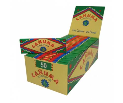 Canuma Χαρτάκια - Hemp 60φ. 50τεμ. - Τιμή: 24,50€