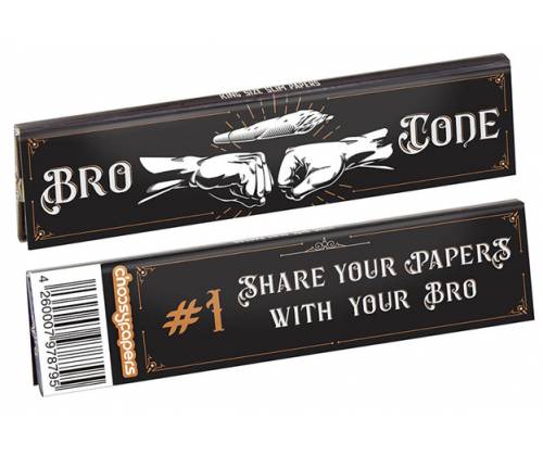 Choosypapers Rolling Papers King Size Slim 32f. - Bro Code -  Price: 1,35€