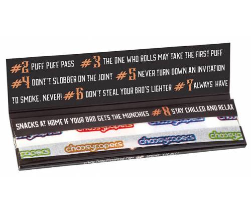Choosypapers Rolling Papers King Size Slim 32f. - Bro Code -  Price: 1,35€