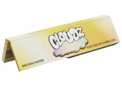 Cloudz Χαρτάκια Premium Ακατέργαστο Brown - King Size Slim με Τζιβάνα 32φ.