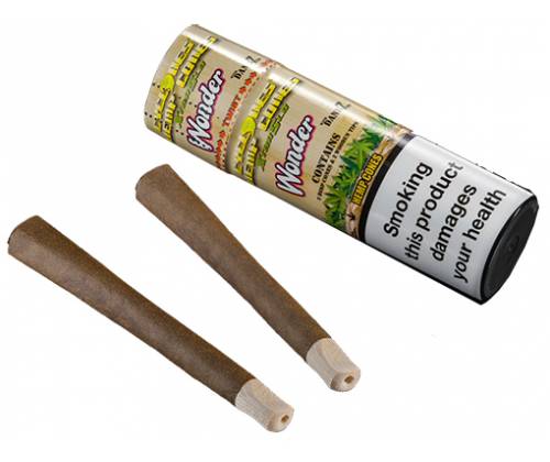 Cyclones Hemp Xtra Slo WONDER RASPBERRY Cigar Leaves with Wood Tips - Price: 1,10€