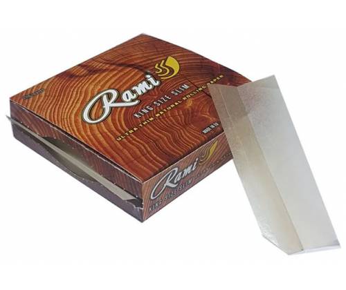 Rami Χαρτάκια Ακατέργαστο Dispenser King Size Slim - 1716φ. - Τιμή: 28,50€