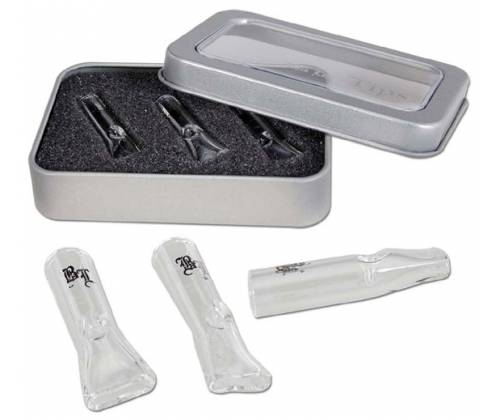 BL Σετ Γυάλινες Τζιβάνες 3 τεμ. - Μέγεθος 8mm με Πεπλατυσμένο Επιστόμιο - Τιμή: 9,50€