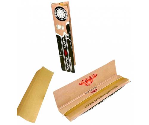 Diamond Leaf Χαρτάκι Premium Ακατέργαστο- King Size Slim 33φ - Τιμή: 0,85€