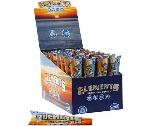 Elements Cones Pink - King Size 3pcs. - Price: 1,20€