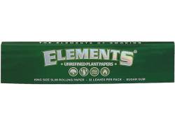 Elements Paper - King Size Slim Green 32φ