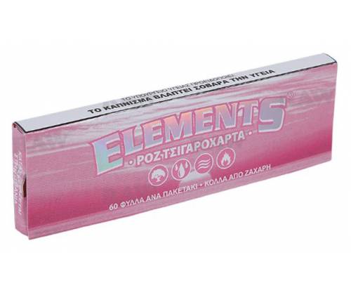 Elements Rolling Papers Pink - Single 60f. -  Price: 0,30€